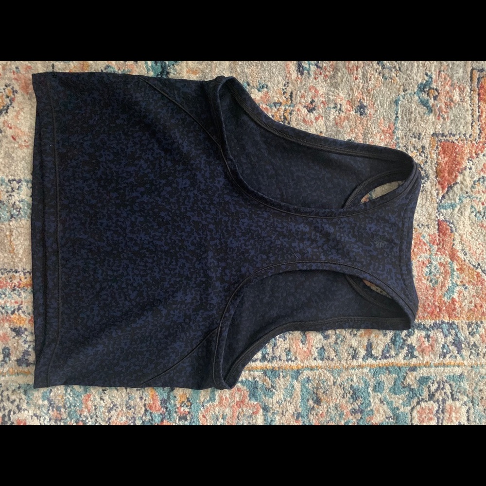 Athleta Shanti Crop Jacquard Work Out Tank